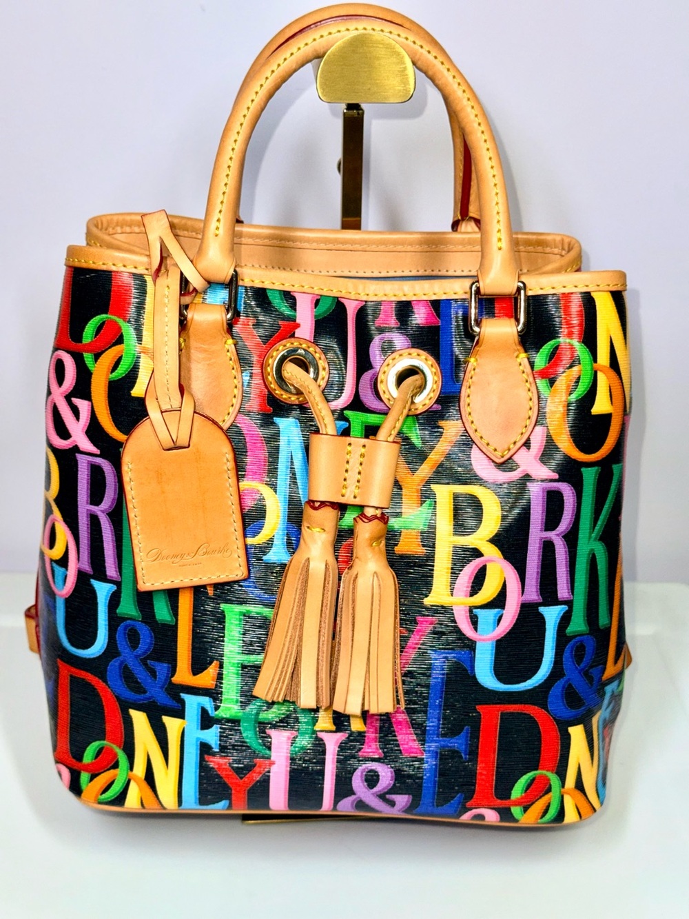 ♥️Dooney & Bourke Retro Grafica Drawstring